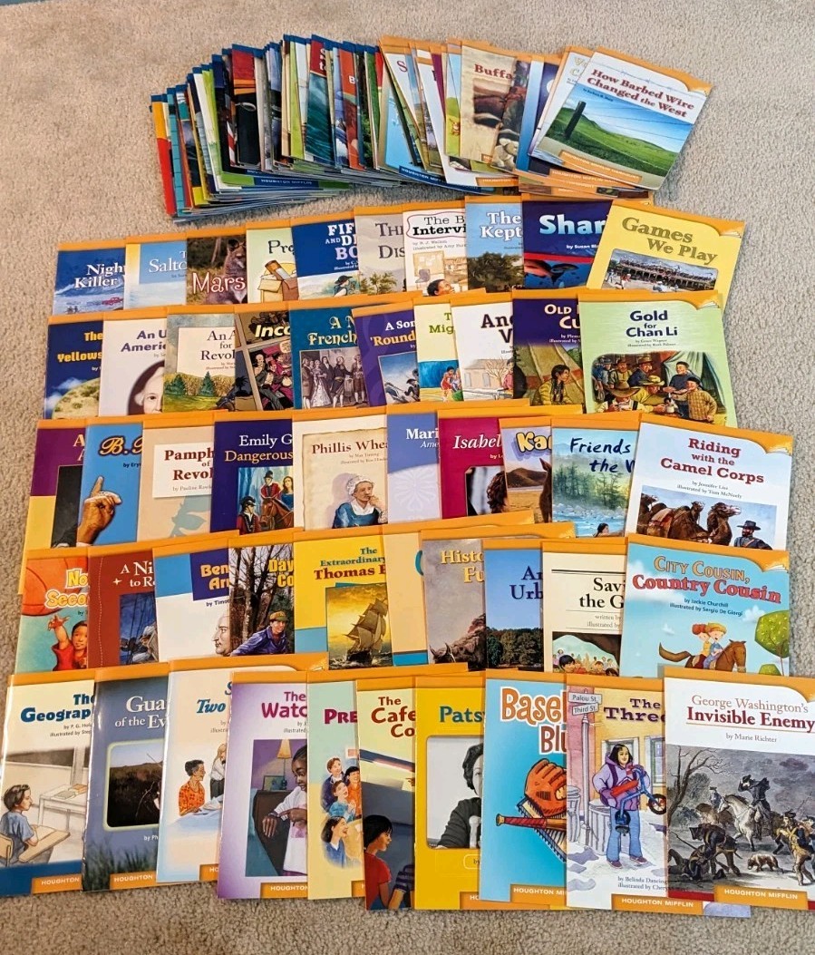 Lot of (147) Houghton Mifflin Leveled Readers Levels No Duplicates Books