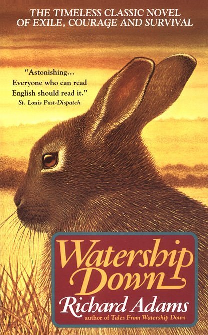 WATERSHIP DOWN by Richard Adams FREE USA SHIPPING paperback water ship