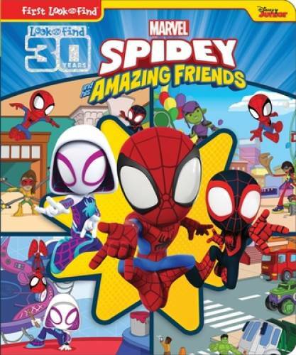 Marvel Spider-man – Spidey and His Amazing Friends – First Look and Find – GOOD