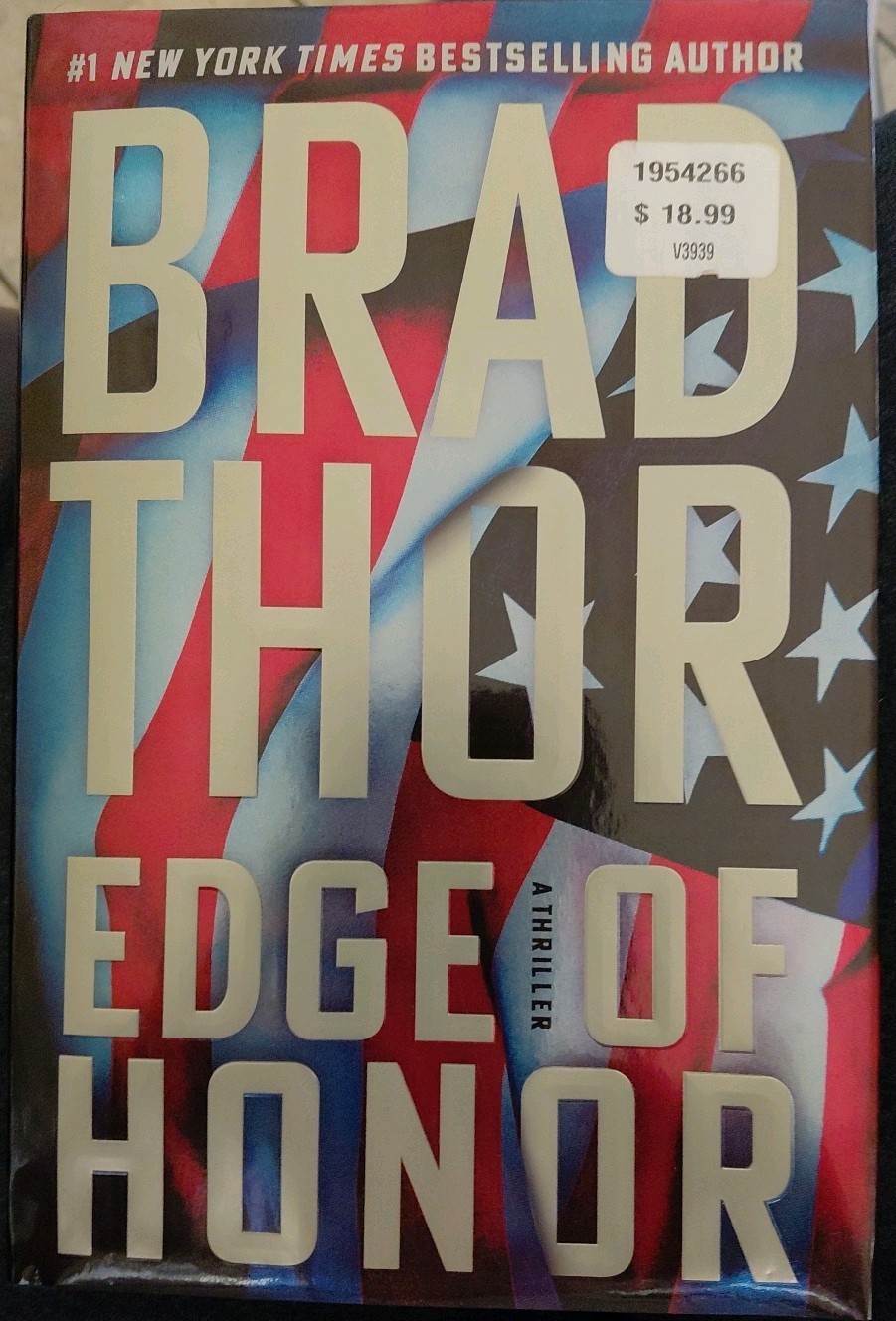 Brad Thor- Edge of Honor: A Thriller Hardcover Book ISBN 9781982182274
