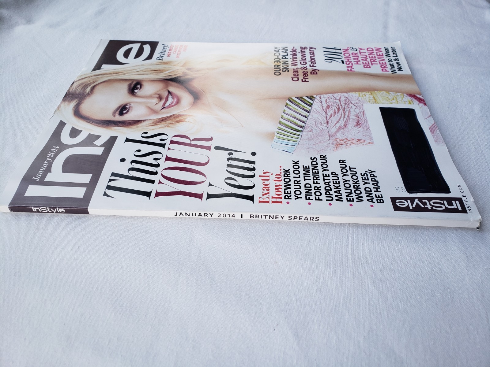 InStyle Magazine Britney Spears January 2014 In Style Magazine