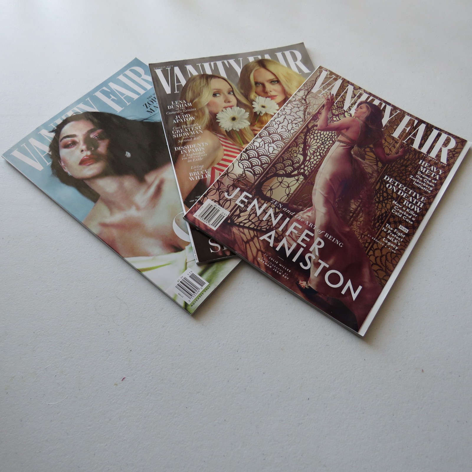 Vanity Fair September, October, November 2025 Magazines Lot of 3