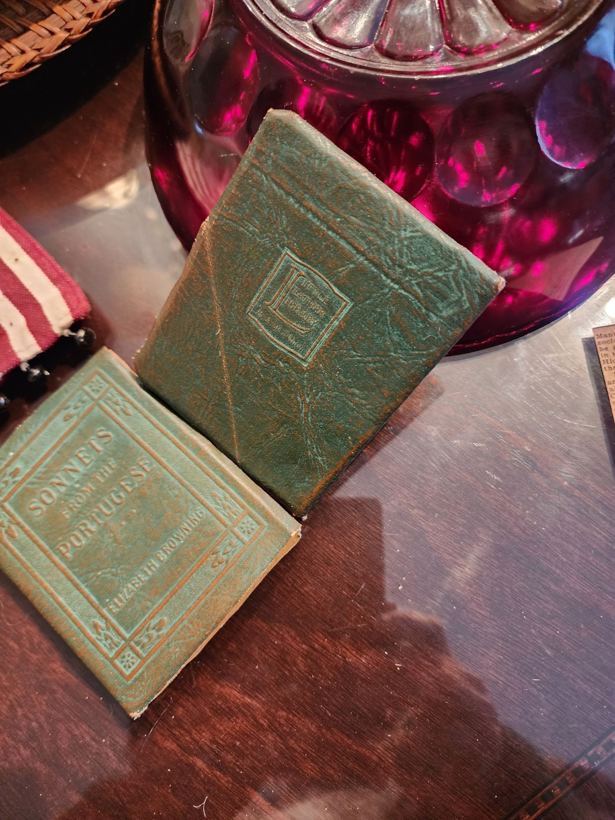 Little Leather Library Books. Published 1920s . Mini Books.