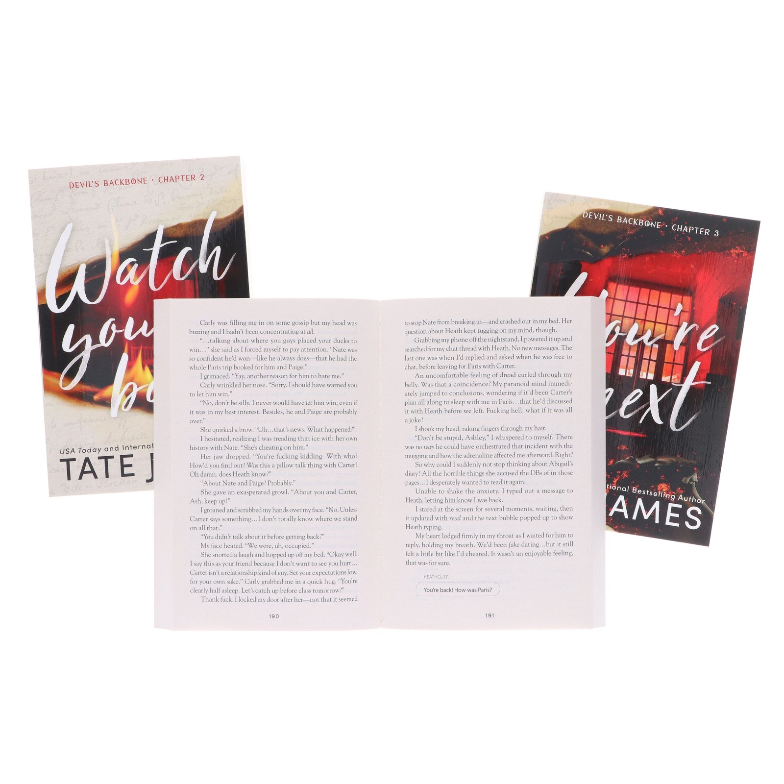 Devil’s Backbone Series by Tate James 3 Books Set – Fiction – Paperback