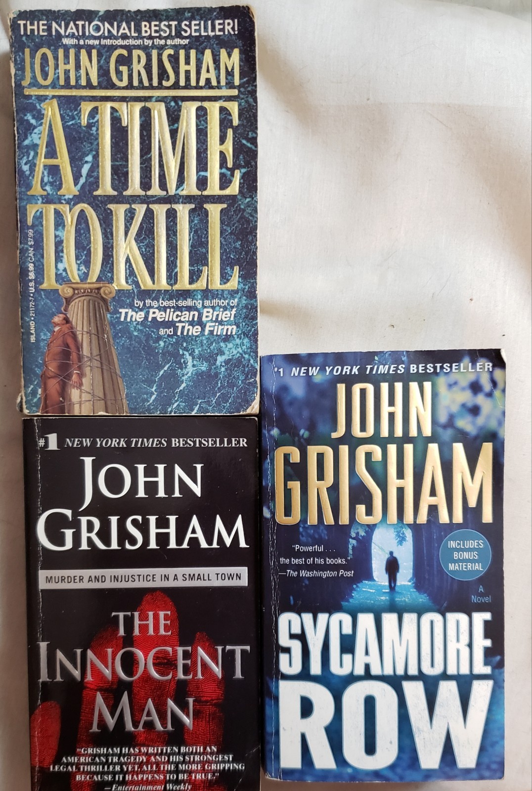 John Grisham Bundle TPB (7) Includes The Whistle & The Appeal. See Listing.