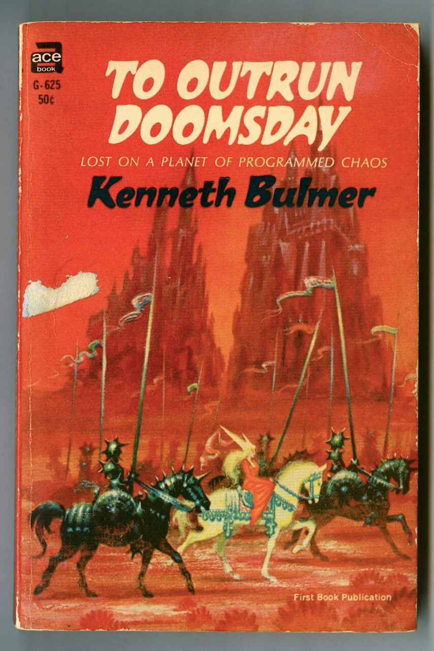 To OUTRUN DOOMSDAY by Kenneth BULMER! Vintage 1967 FIRST Edition ACE PB G-625!
