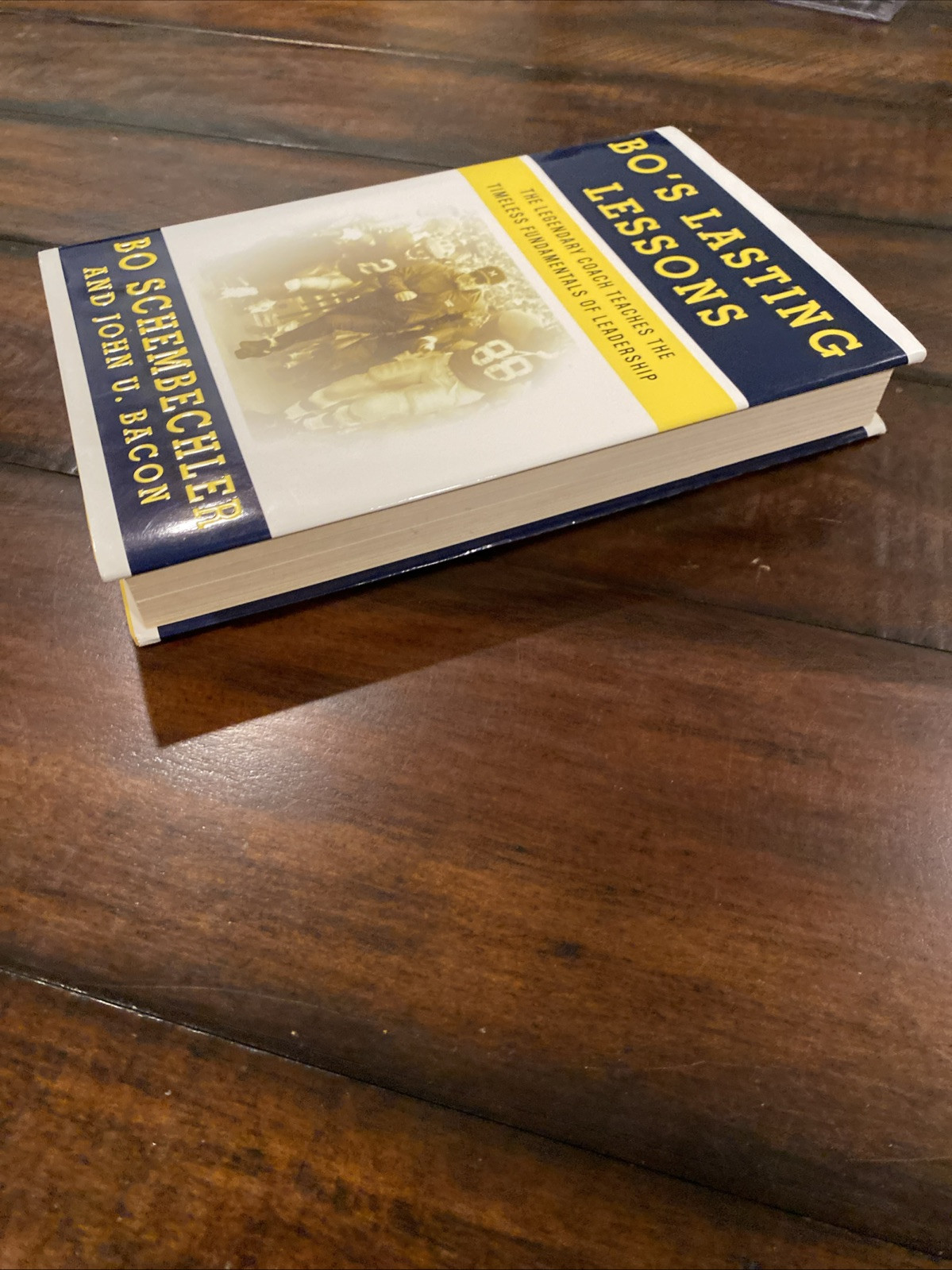 SIGNED Bo’s Lasting Lessons by John U. Bacon U Of M Football