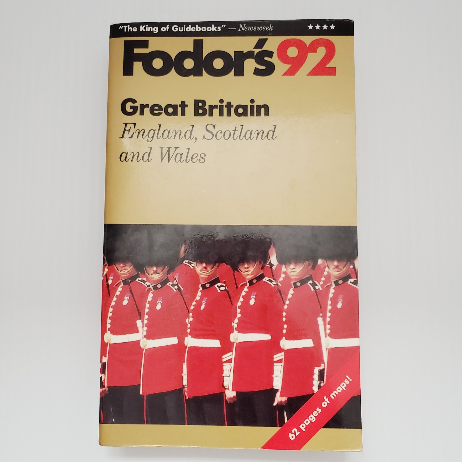 Fodor’s Great Britain ’92 – Paperback Book Fodor Europe Travel Guide England UK