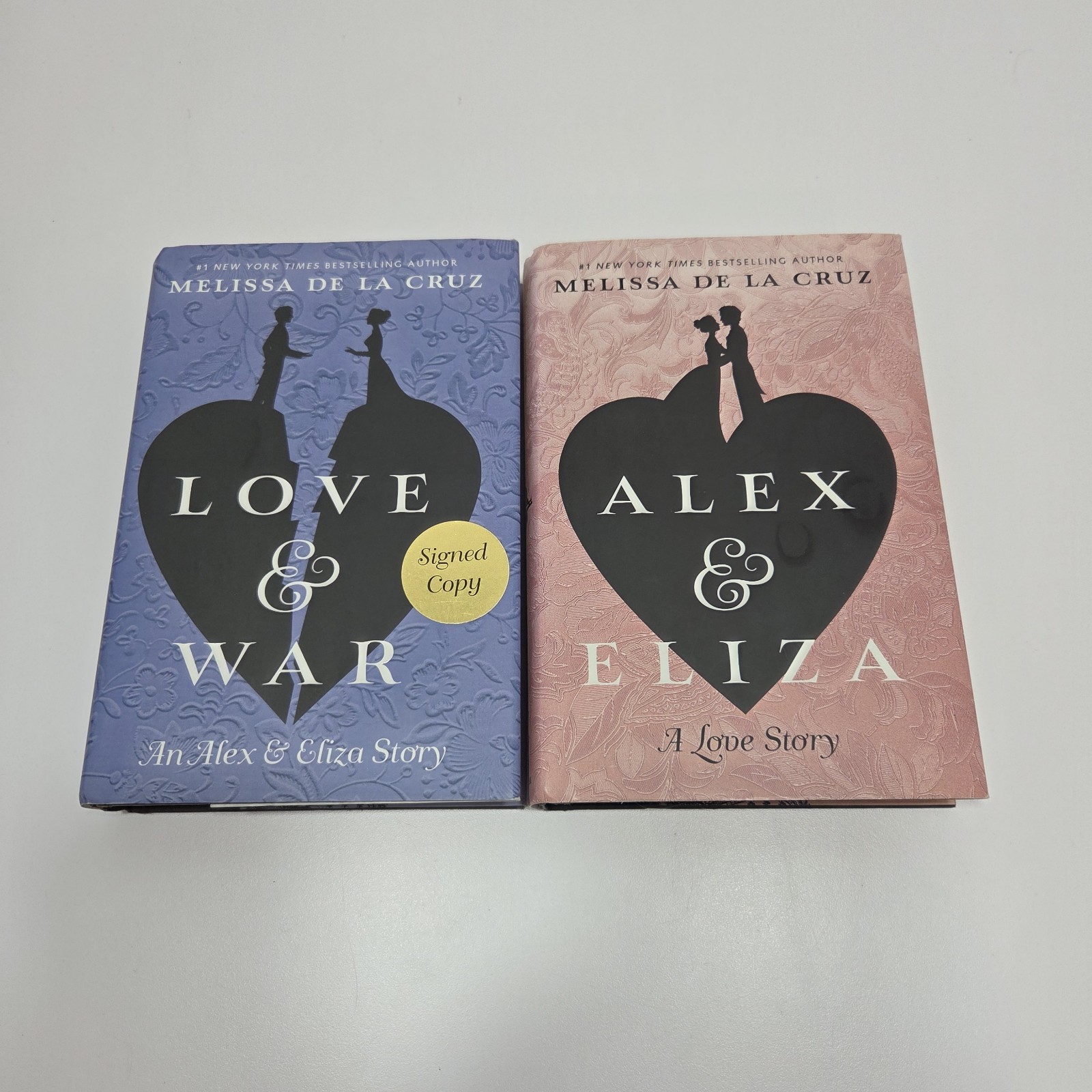 The Alex and Eliza Set Of Two by Melissa de la Cruz Hardcover (One Signed)