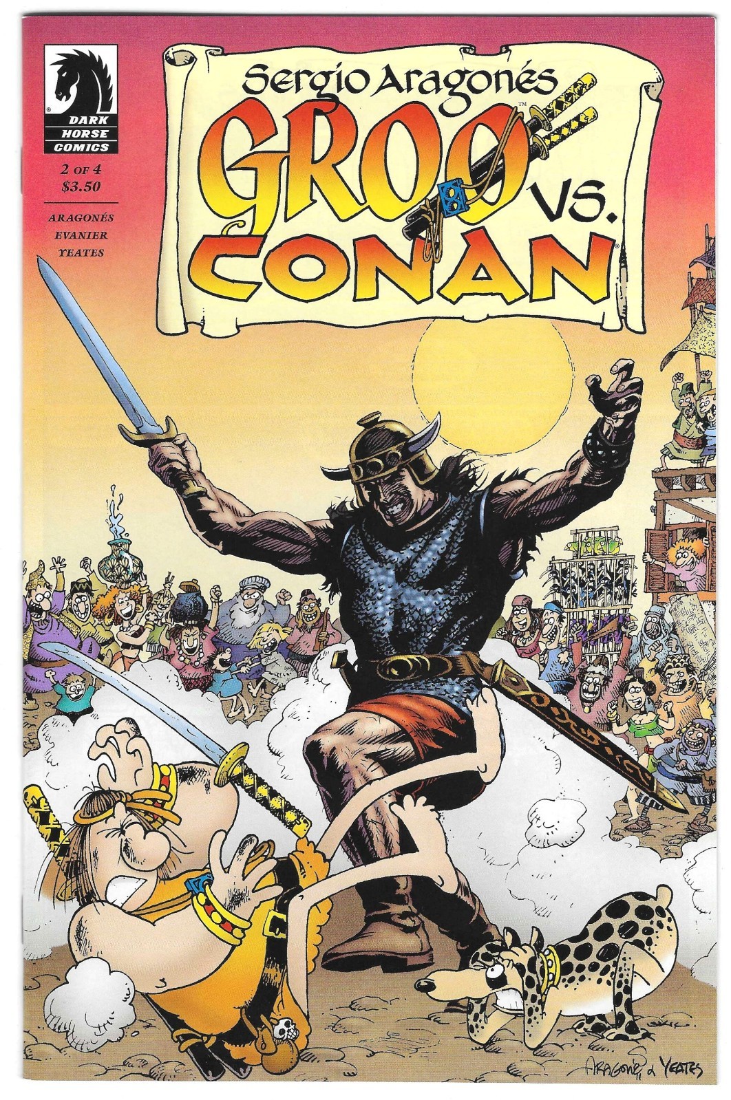 Groo vs Conan #1-4 Complete Set Dark Horse Comics (2014) NM