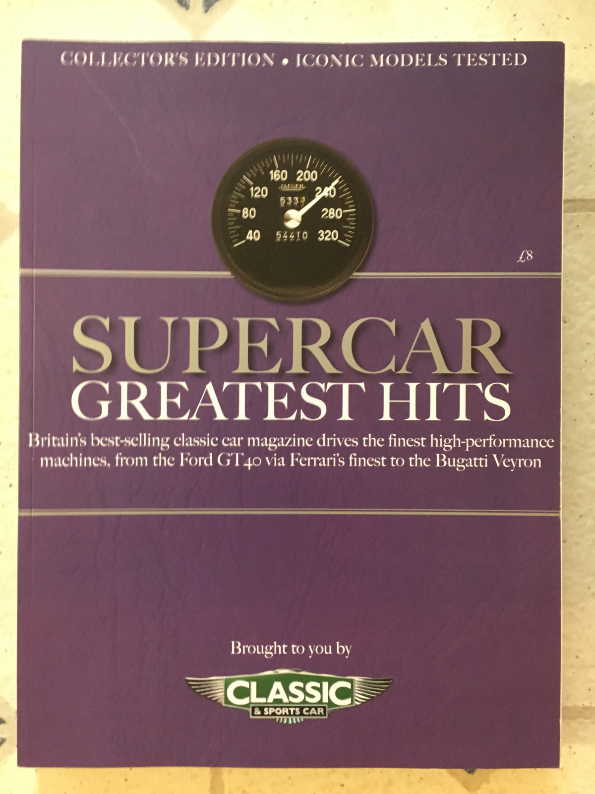 SUPERCAR GREATEST HITS Collector’s Edition BOOK 194 Pages GUIDE Ford GT BUGATTI