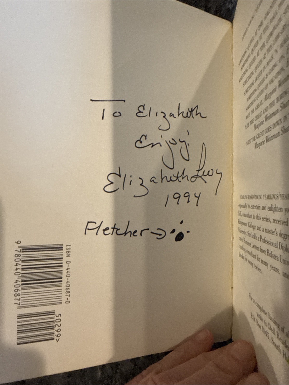 5 SIGNED~Something Queer series lot By Elizabeth Levy 1st Edition Is Going On