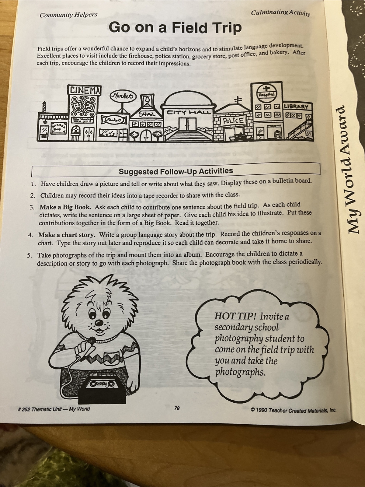 Thematic Units: MY WORLD Thematic Unit by Diane Williams – Early Childhood