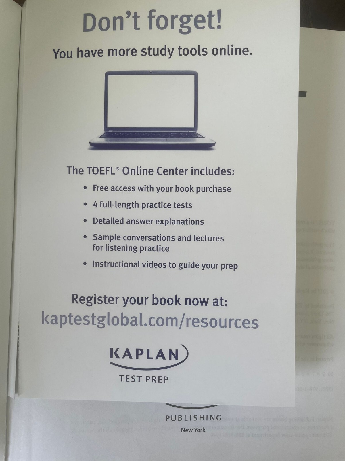 Kaplan Test Prep Ser.: TOEFL IBT Prep Plus 2018-2019 : 4 Practice Tests + Online