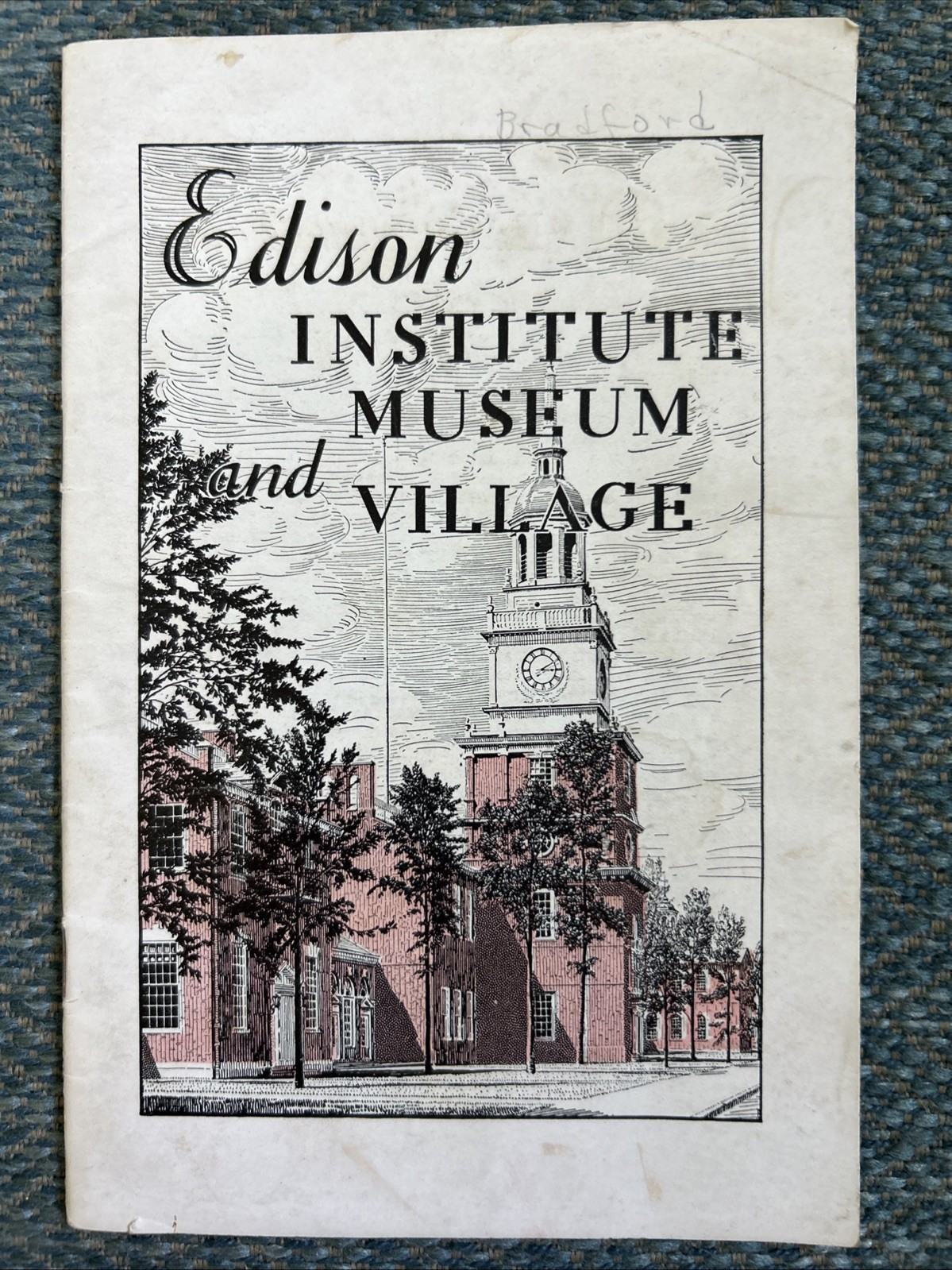 Edison Institute Museum and Village Dearborn Michigan Guidebook Vintage 1933?