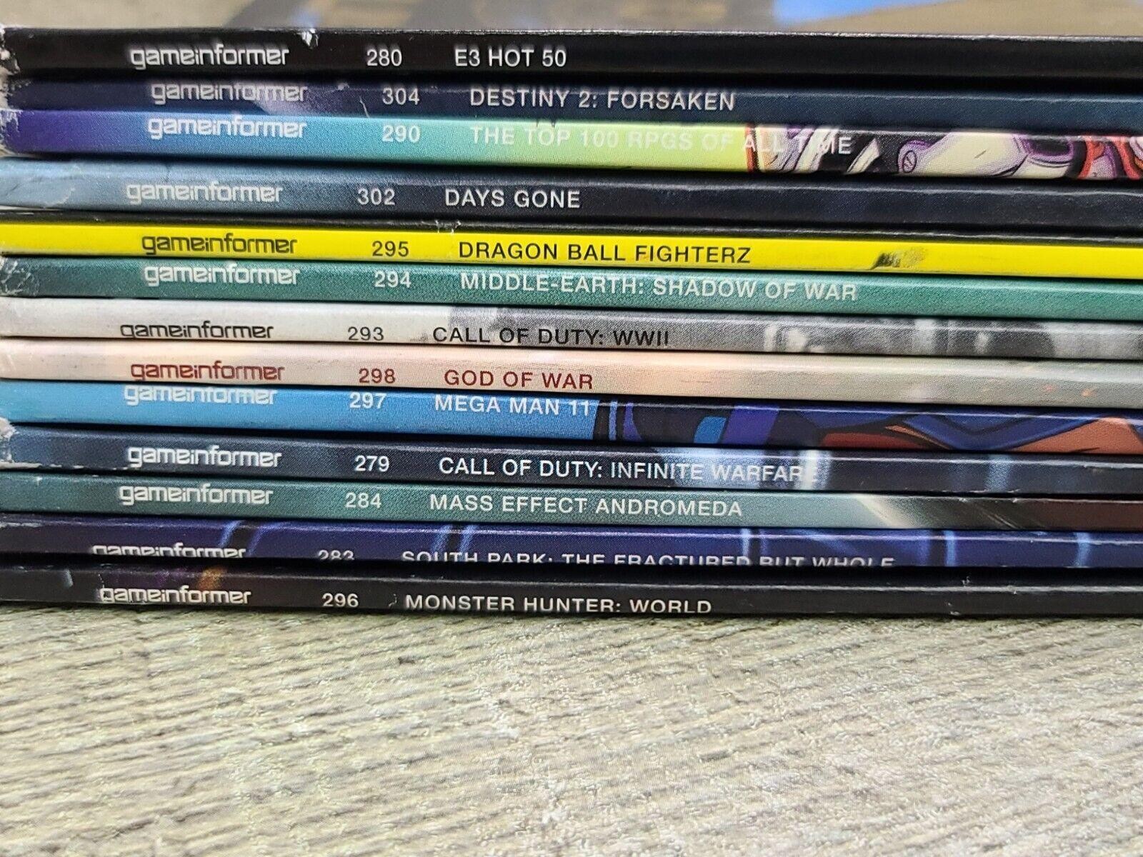 Game Informer Magazine Lot 13 Issues 2010s