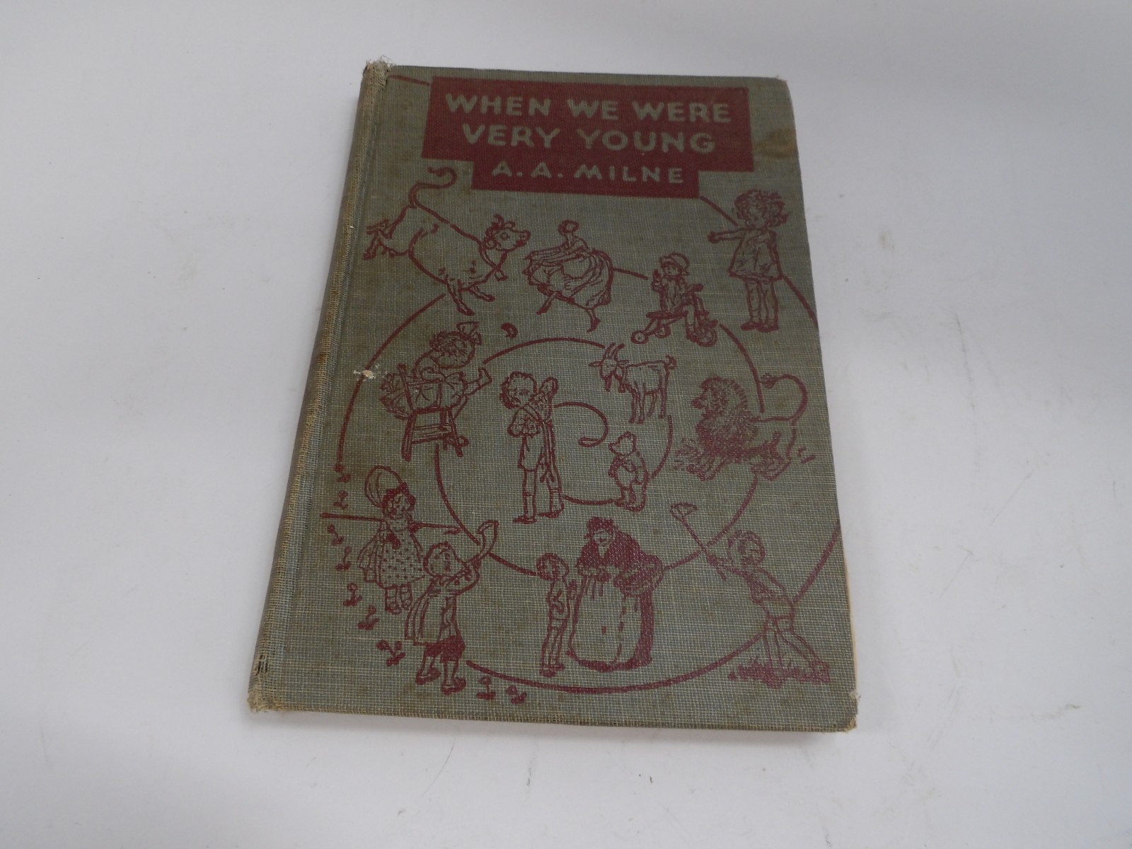 “When We Were Very Young” by A.A. Milne 1945 235th Edition Hardcover Vintage