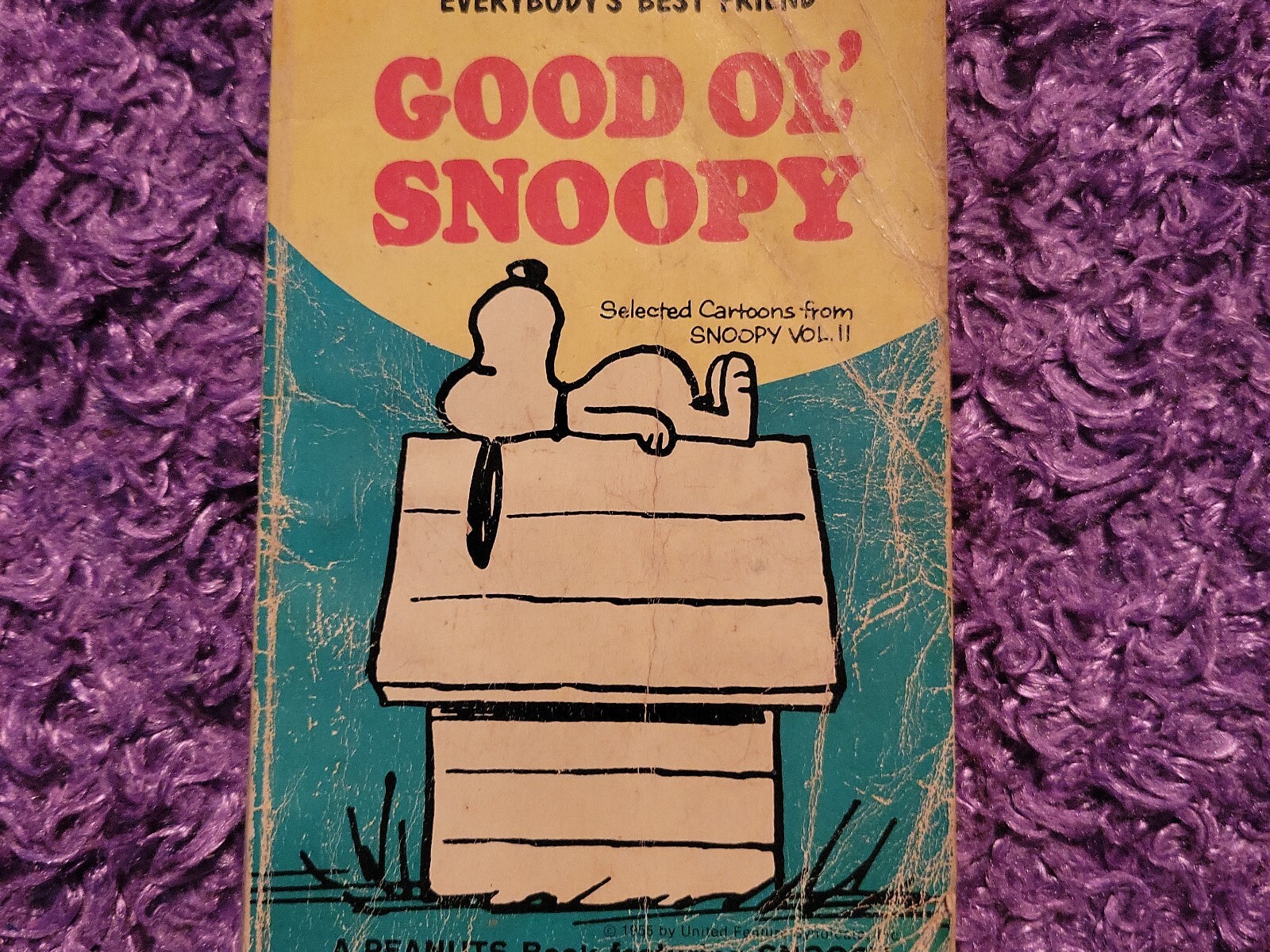 GOOD OL’ SNOOPY CHARLES M SCHULZ CHARLIE BROWN BOOK 1955 1957 PEANUTS SUPER RARE