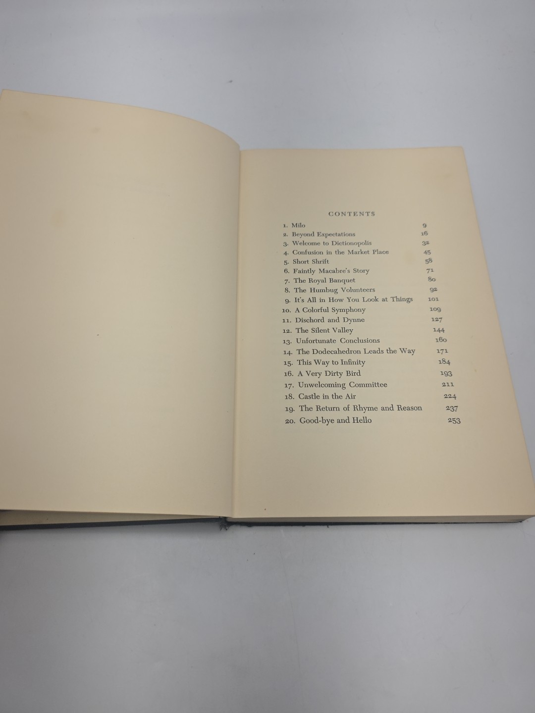 Norton Juster The Phantom Tollbooth 1961 1st Edition 1st Print Random House Worn
