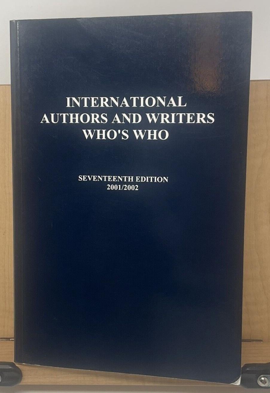 International Authors and Writers Who’s Who by Dennis McIntire 2001 17th Ed. E2