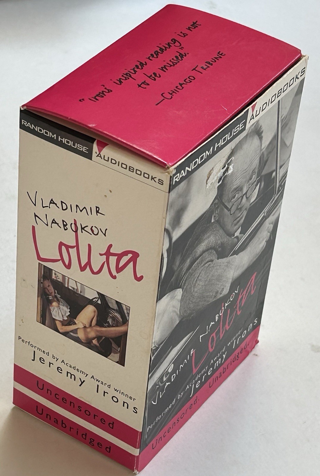Lolita Vladimir Nabokov VINTAGE AUDIO BOOK 8 cassette tapes Read by Jeremy Irons
