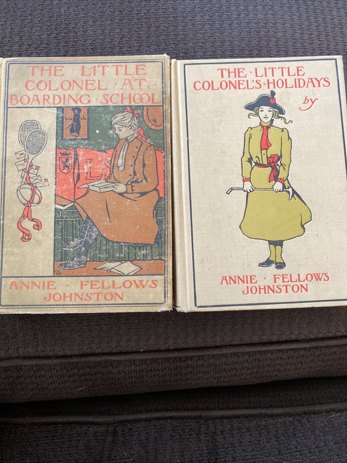 Lot of 2 Little Colonel books by Annie Fellows Johnston – 1920’s Vintage HC