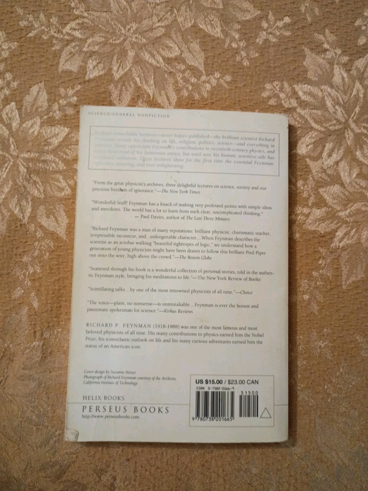 The Meaning of It All by Richard P. Feynman (1998, PB) Citizen Scientist Essays