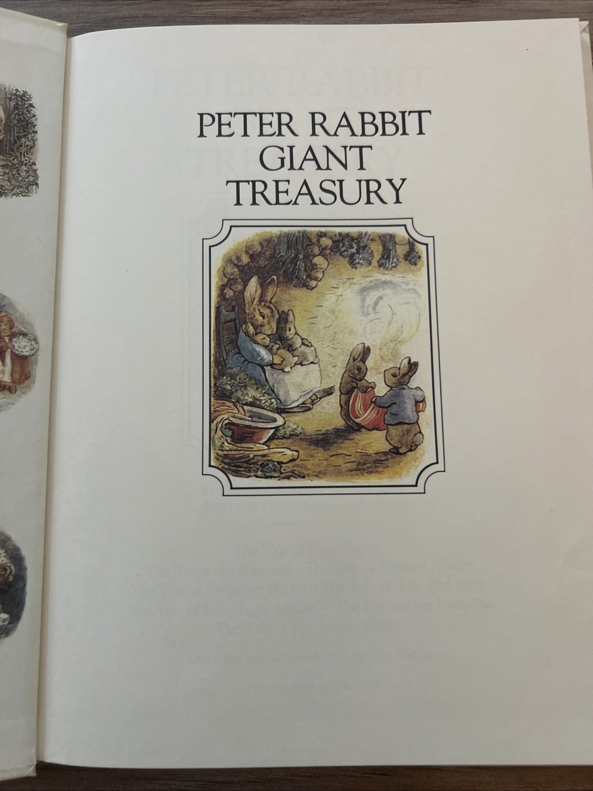 Giant Treasury of Peter Rabbit by Beatrix Potter (1980, Hardcover)