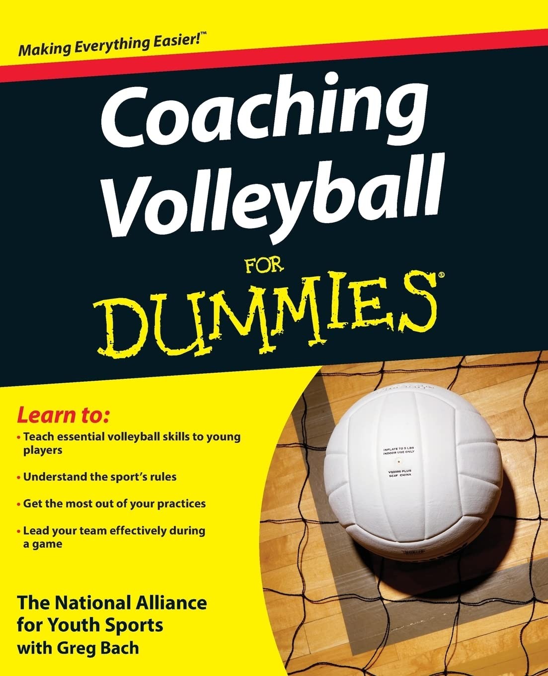 Coaching Volleyball For Dummies – paperback The National Alliance For Youth …