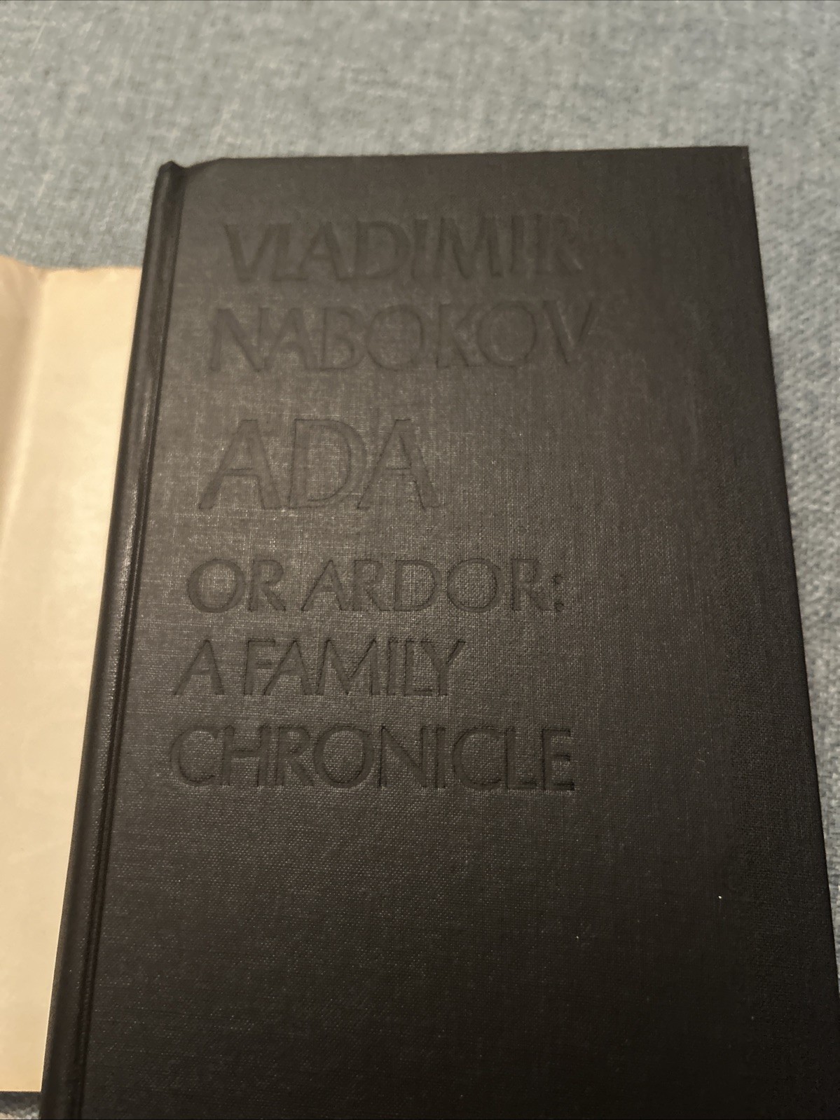 ADA By Vladimir Nabokov 1969 HCDJ Good Condition