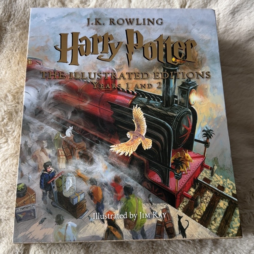 Harry Potter The Illustrated Editions Years 1 & 2 Box Set Illustrated by Jim Kay