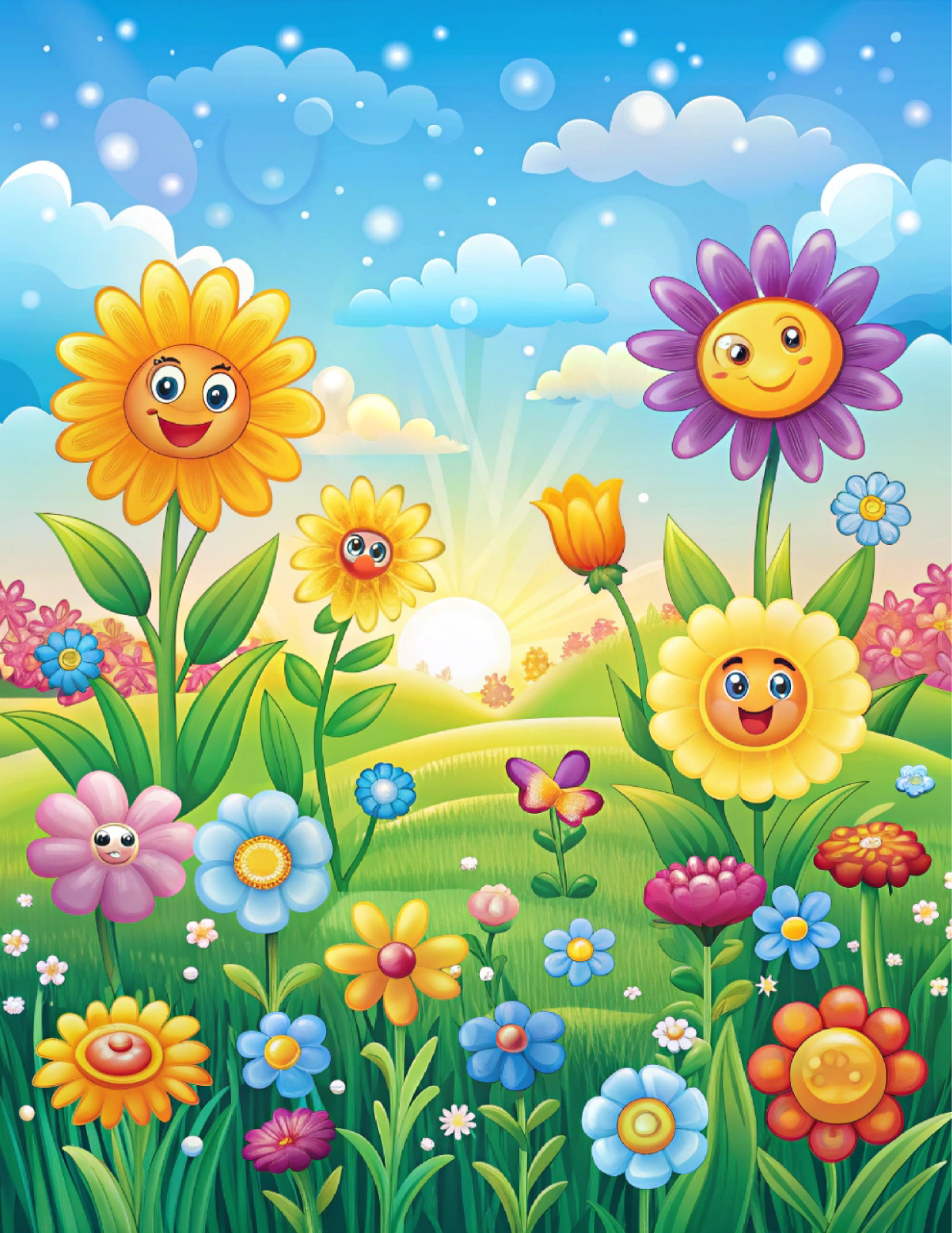 Here’s an optimized eBay title with SEO keywords for your Large Spring Coloring