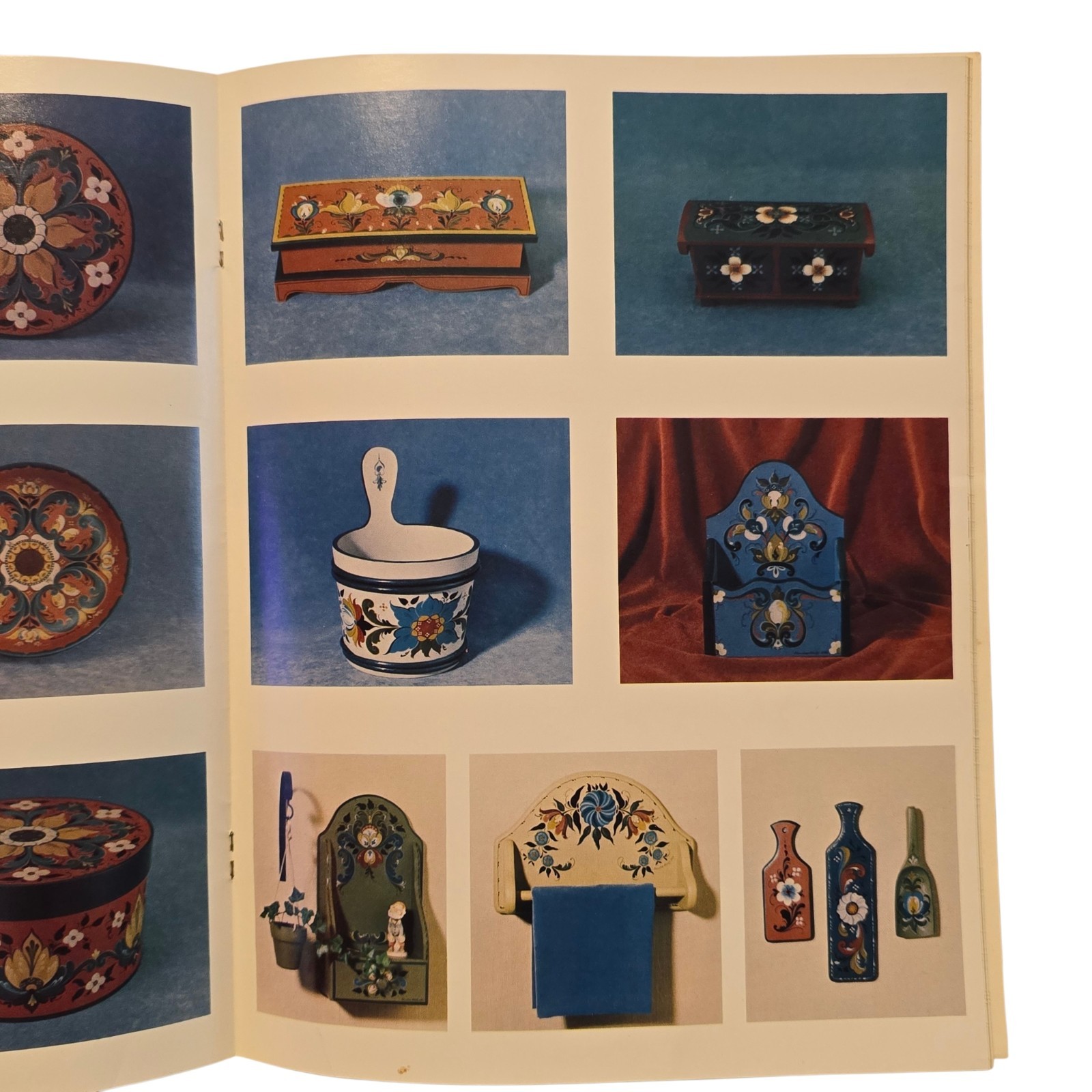 Halllingdal Rosemaling Round Brush Technique Instruction Book Claudine Schatz