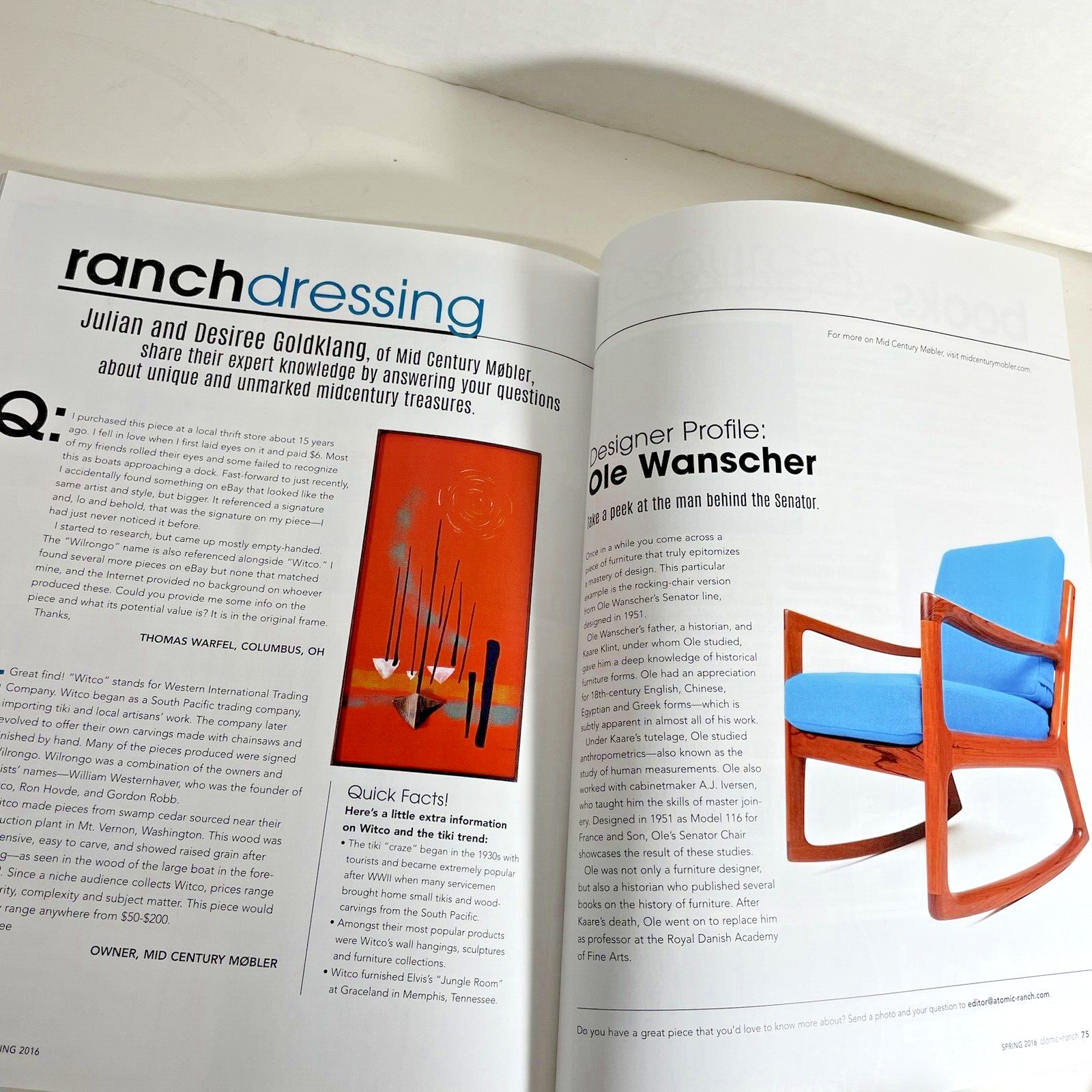 Atomic Ranch Magazine Spring 2016 MidCentury Modern Design 82 pages