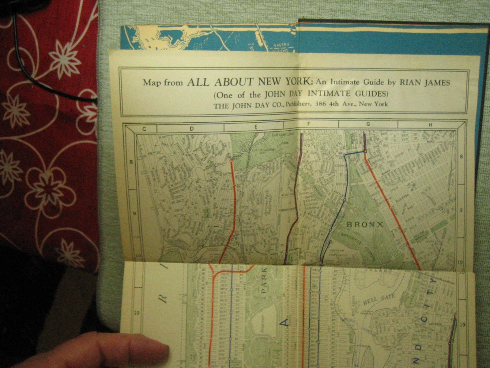 All About New York: An Intimate Guide 1st Edition 1931 R James Ogden Nash