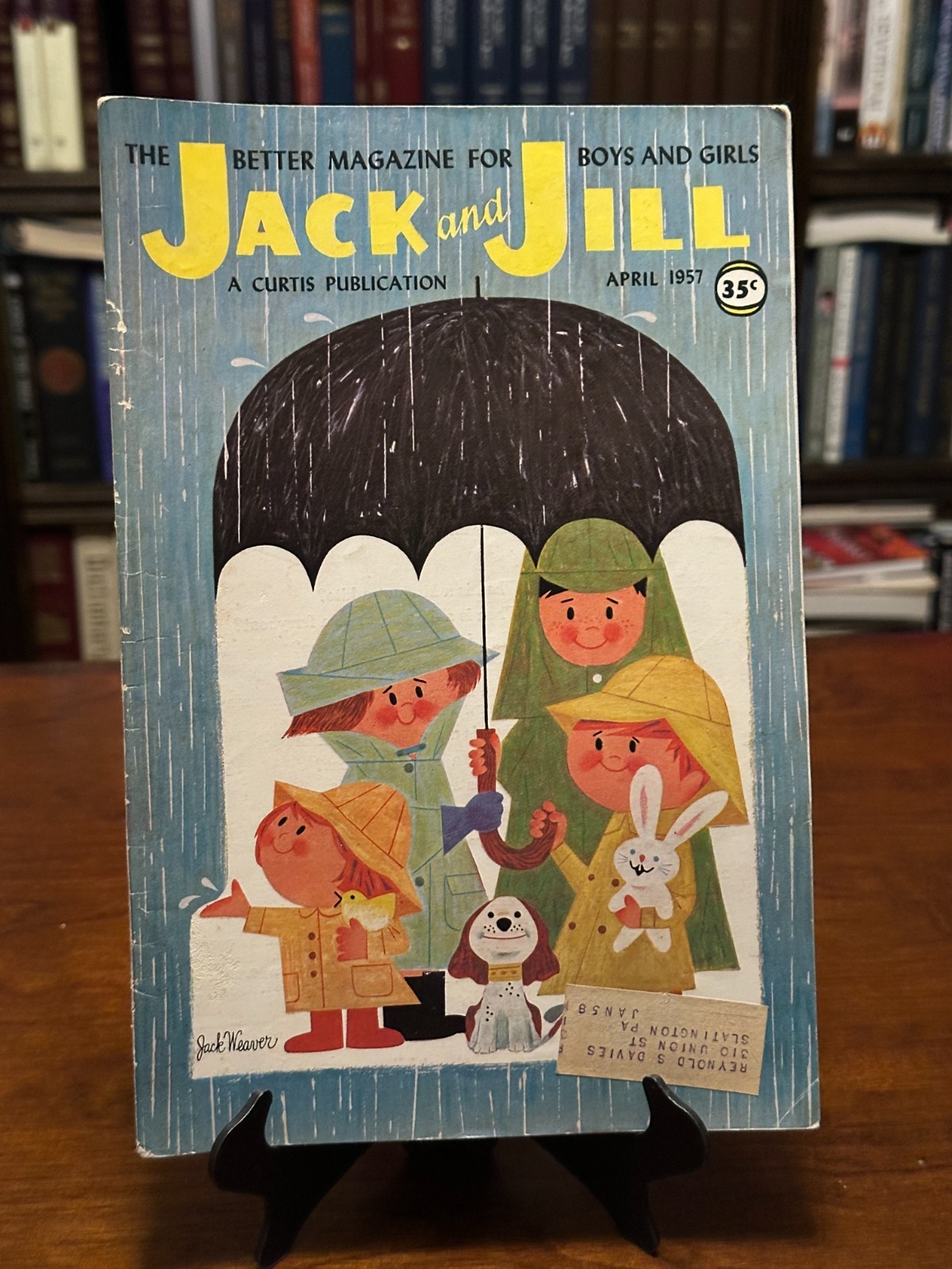 JACK AND JILL MAGAZINE (Vintage – April 1957) Very Good Condition