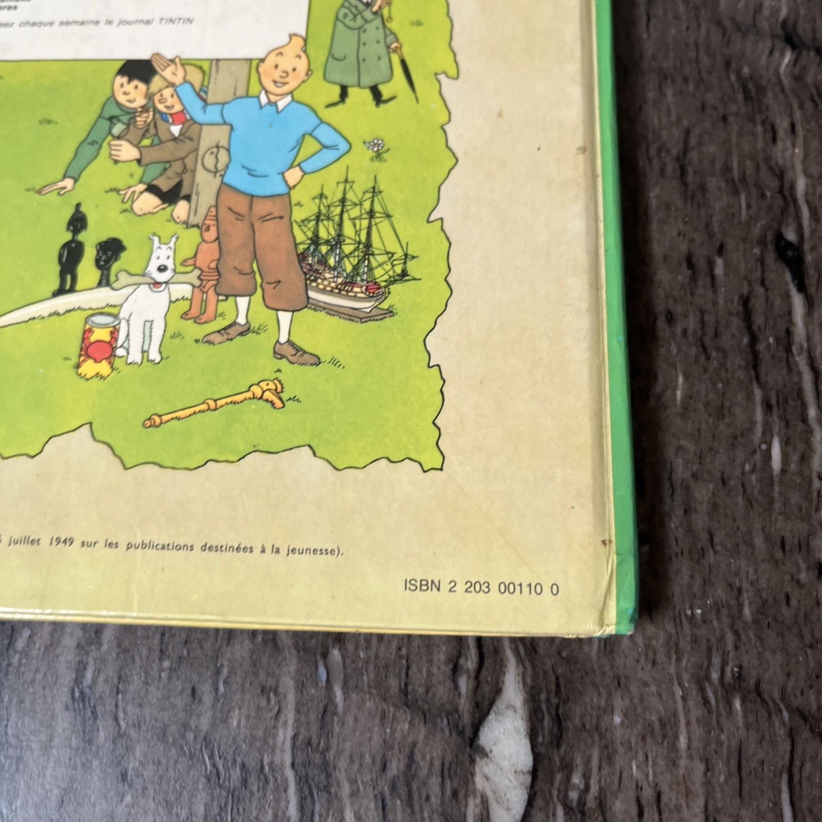 Vintage HERGE TINTIN Le Secret De La Licorne 1966 HARDCOVER French Book