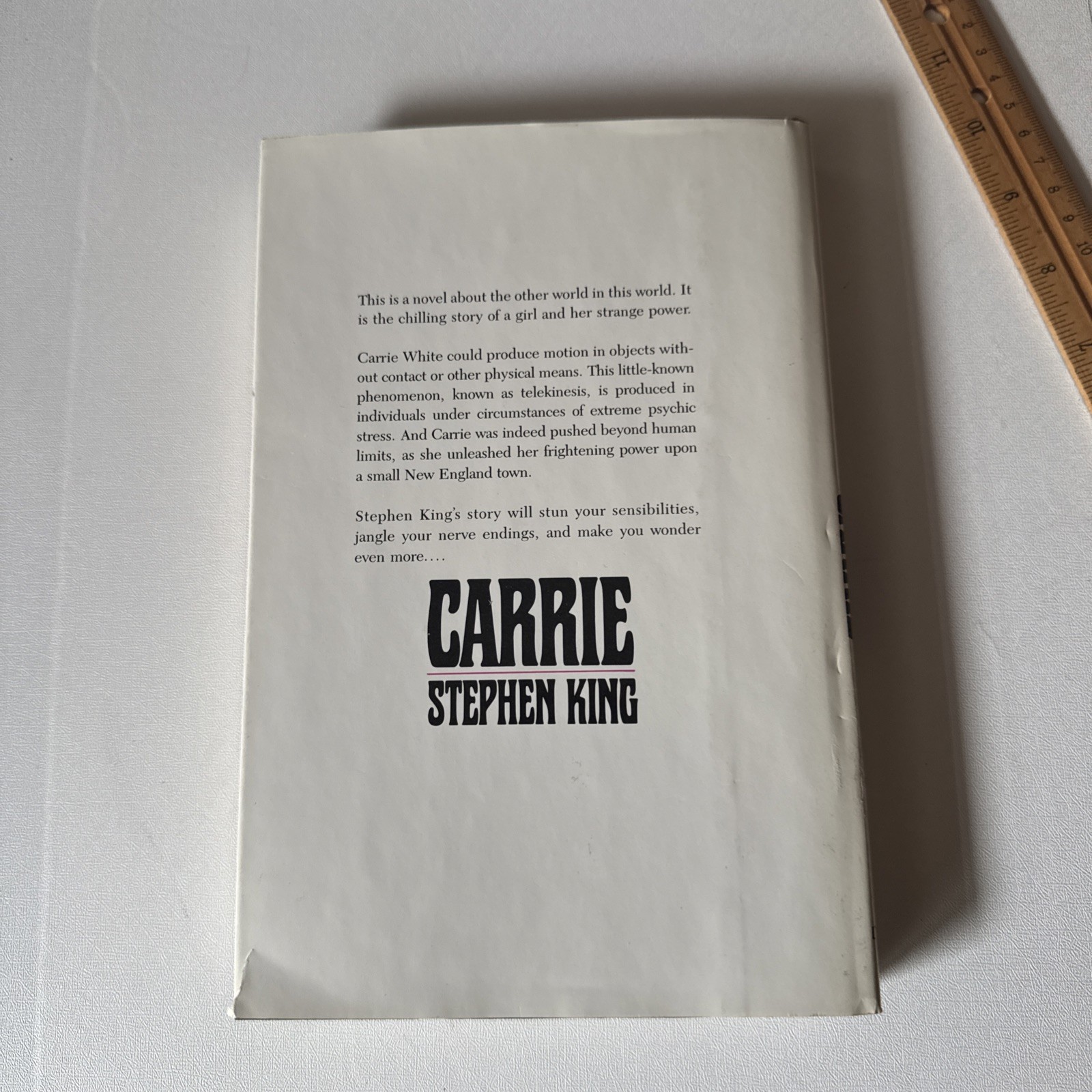 Carrie By Stephen King Hardcover Book By Doubleday 1974 Vintage