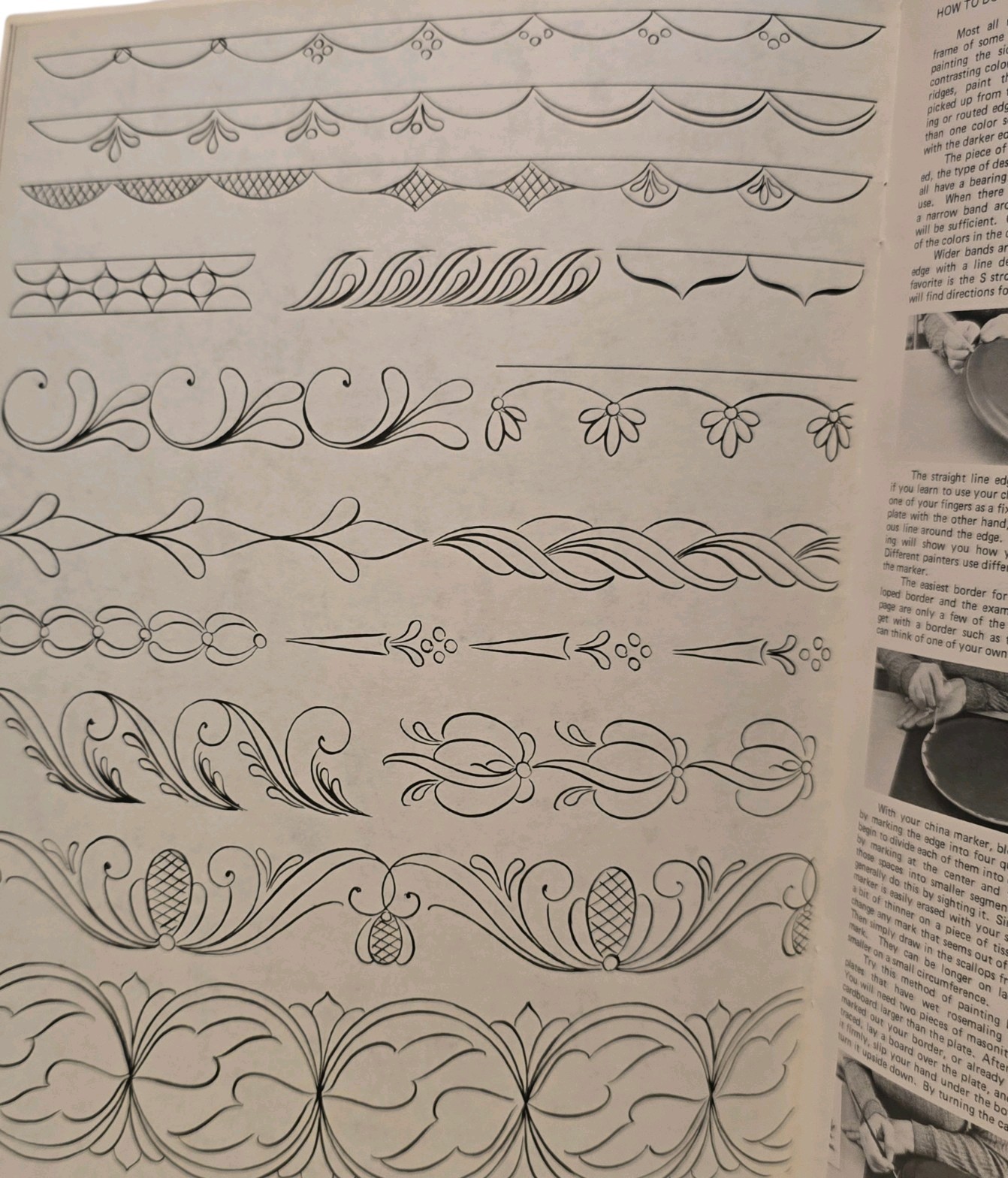 Halllingdal Rosemaling Round Brush Technique Instruction Book Claudine Schatz