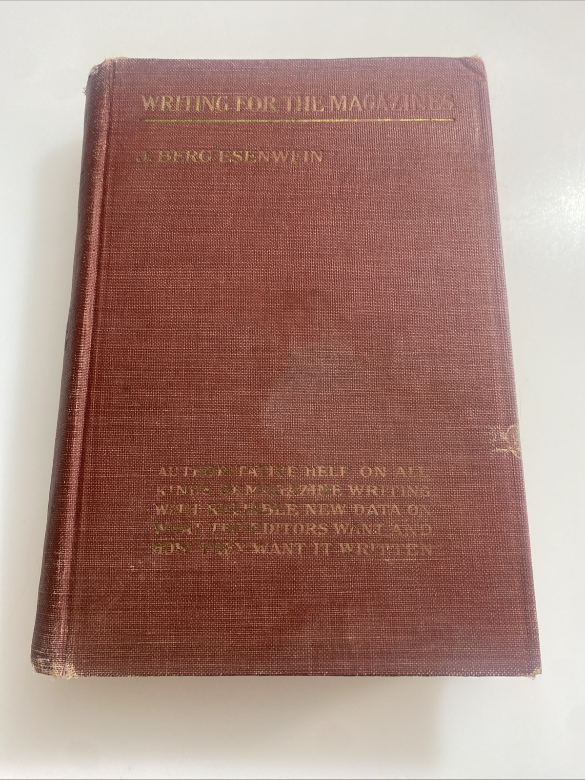 Rare 1918 Antique Book ? writing for the magazines abdu