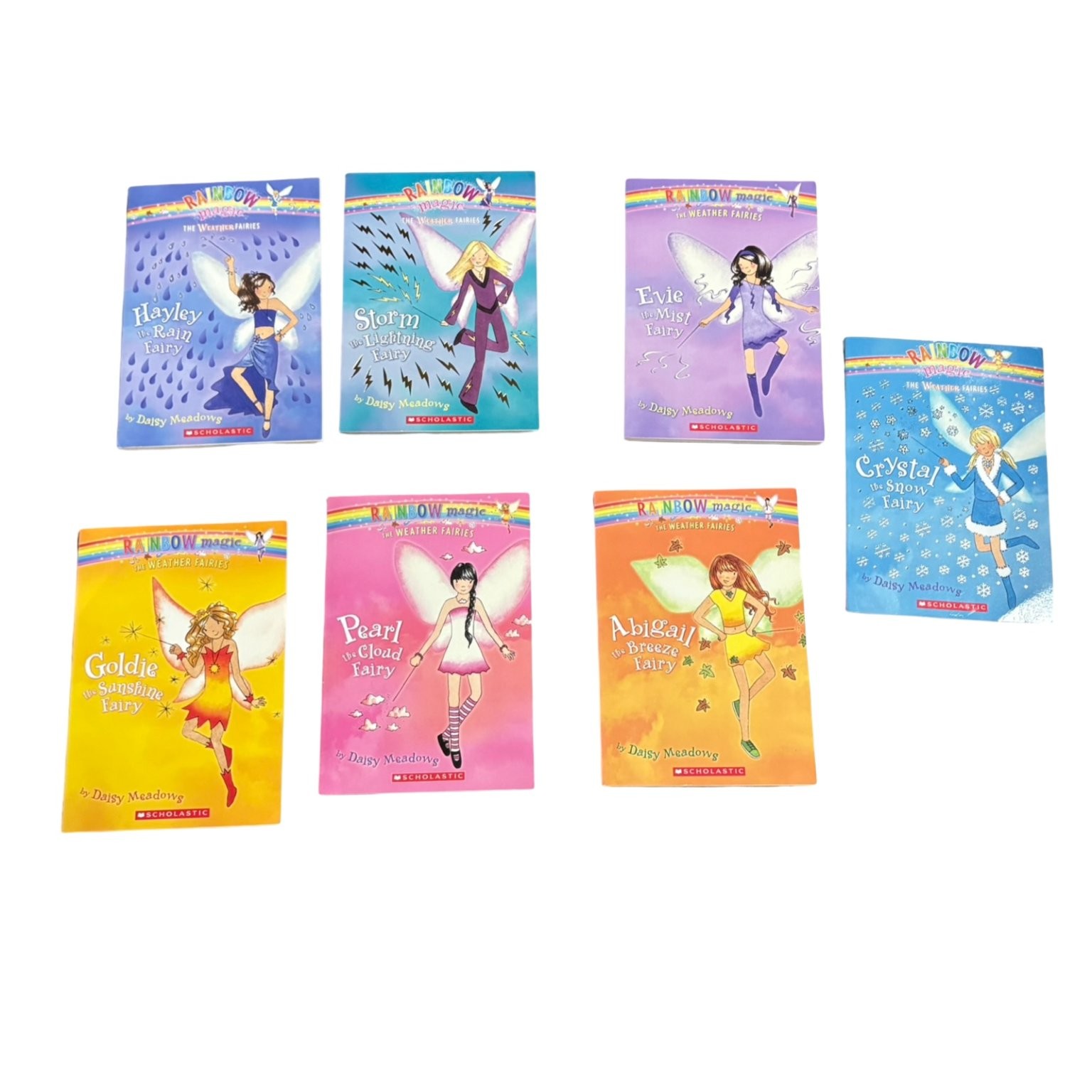 Rainbow Magic The Weather Fairies 7 Book Set Daisy Meadows Scholastic Kids