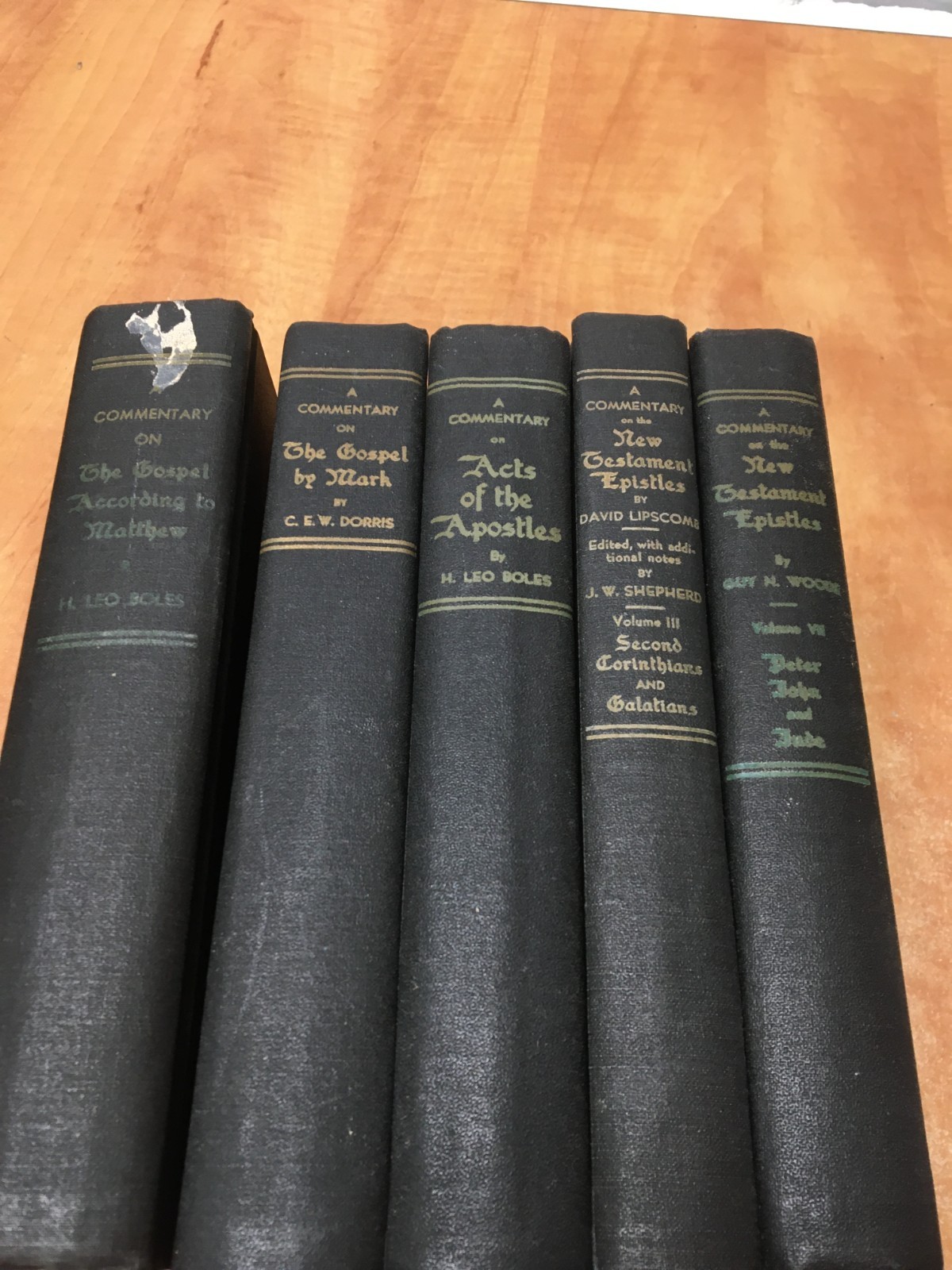 Gospel Advocate New Testament Commentaries 5 Vols. Restoration Church of Christ