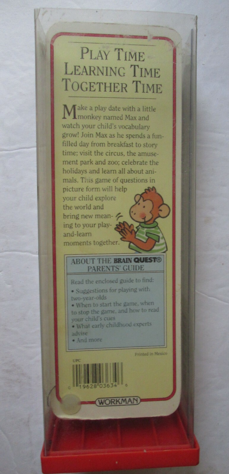 My First Brain Quest: Vocabulary Deck 1, 2, 3 with Parent’s Guide (Ages 2-3)
