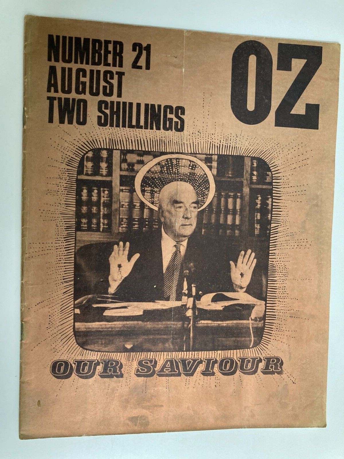 RARE Vintage OZ Magazine (Australia) issue No. 21 August 1965