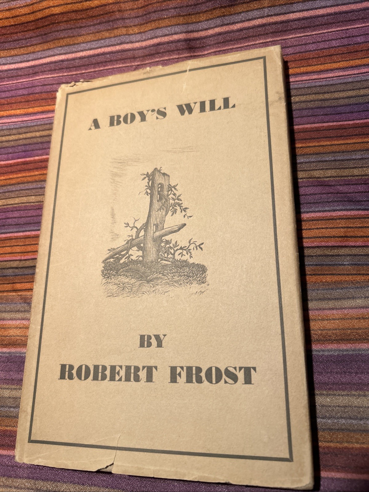 1934 A Boy’s Will, First Edition, Original Dust Jacket, By Robert Frost Holt