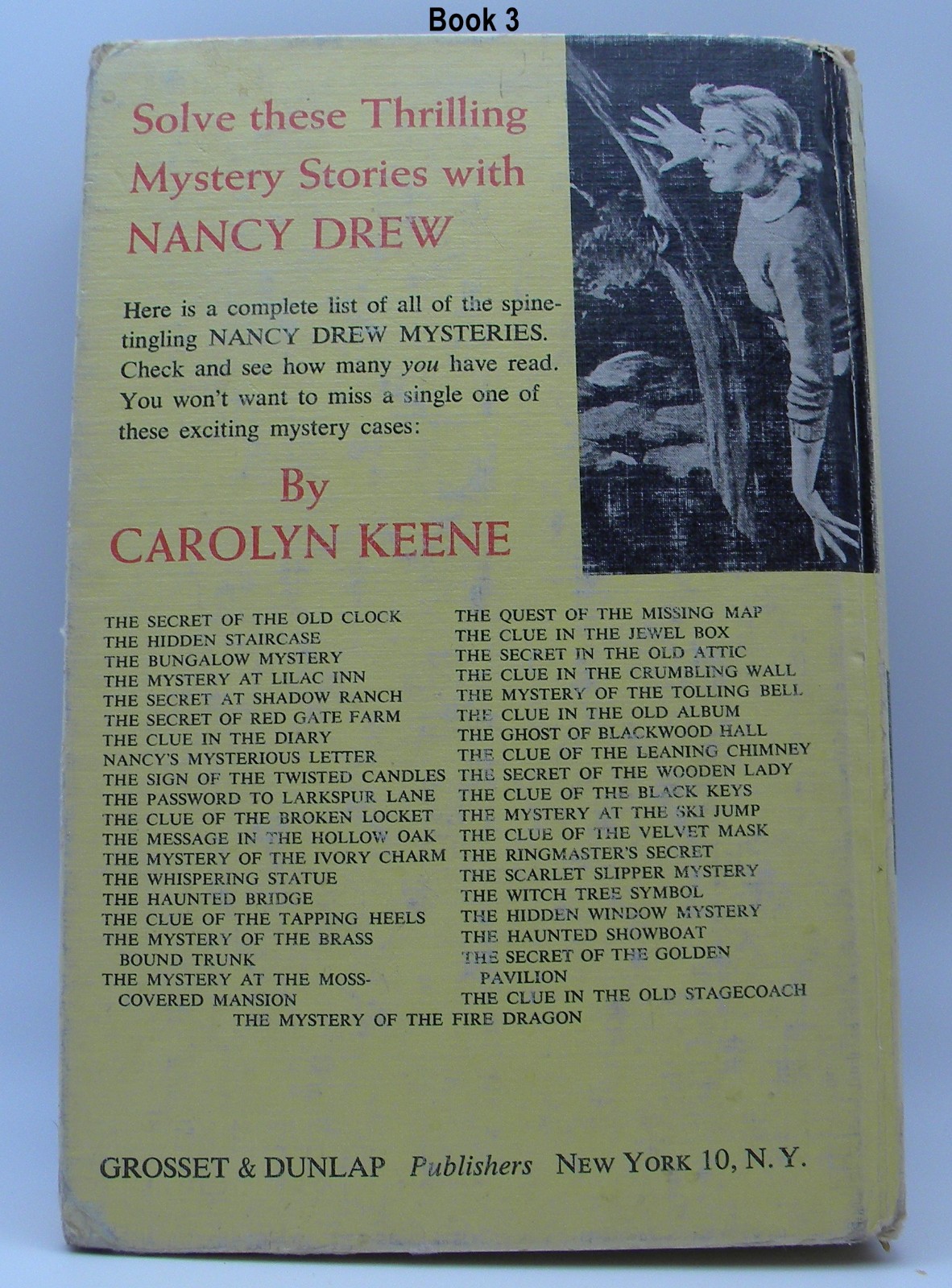 Lot of 5 Nancy Drew Mystery Stories Volume 21 thru 25