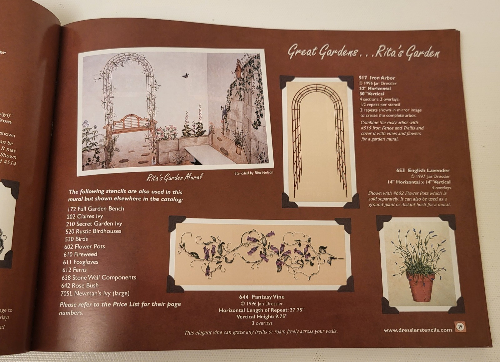 2001 Dressler Stencil Company Illustrated Product Catalog Book – 160 pages