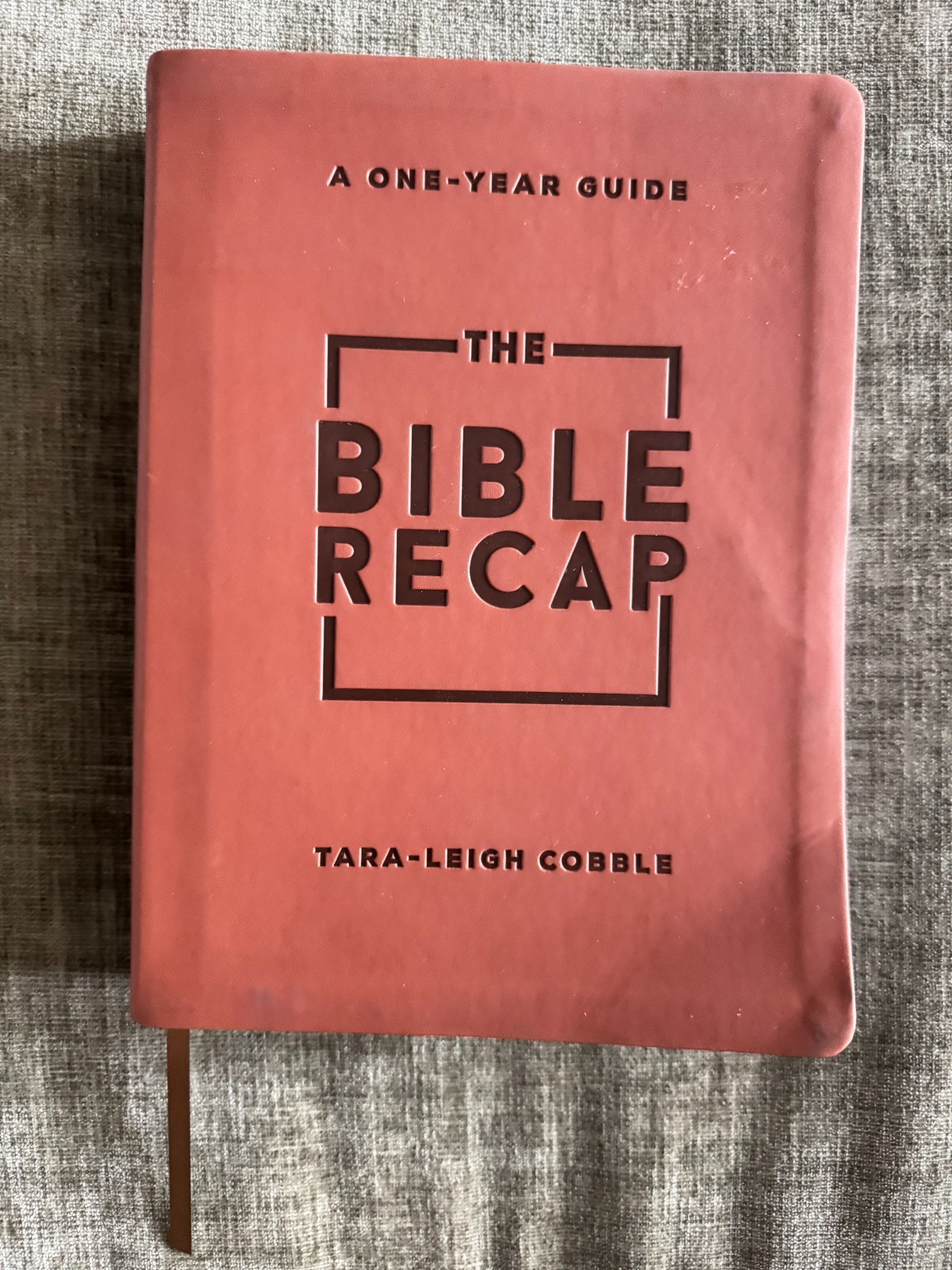 The Bible Recap Deluxe Edition Imitation Leather Tara-Leigh Cobble One-Year Guid