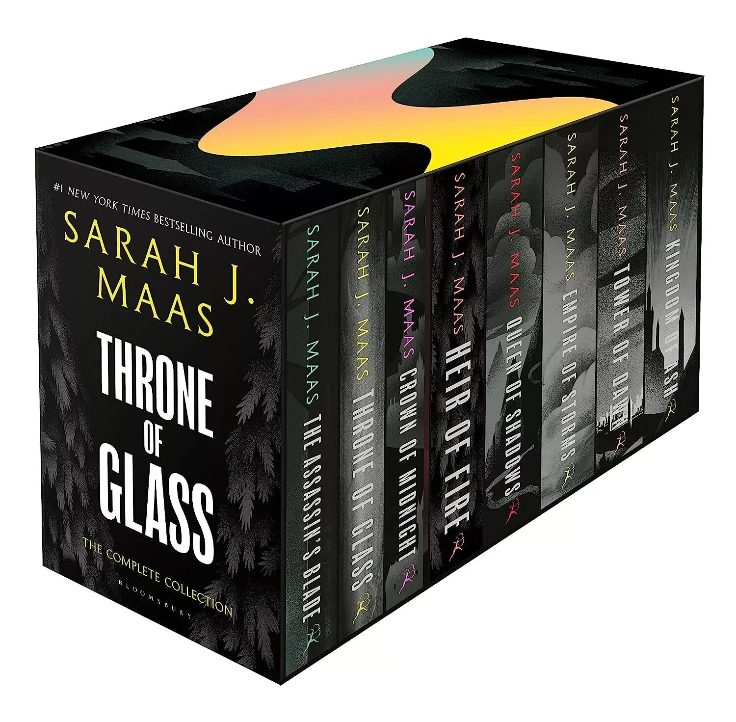Throne of Glass 8 Books Box Set By Sarah J. Maas, Paperback??