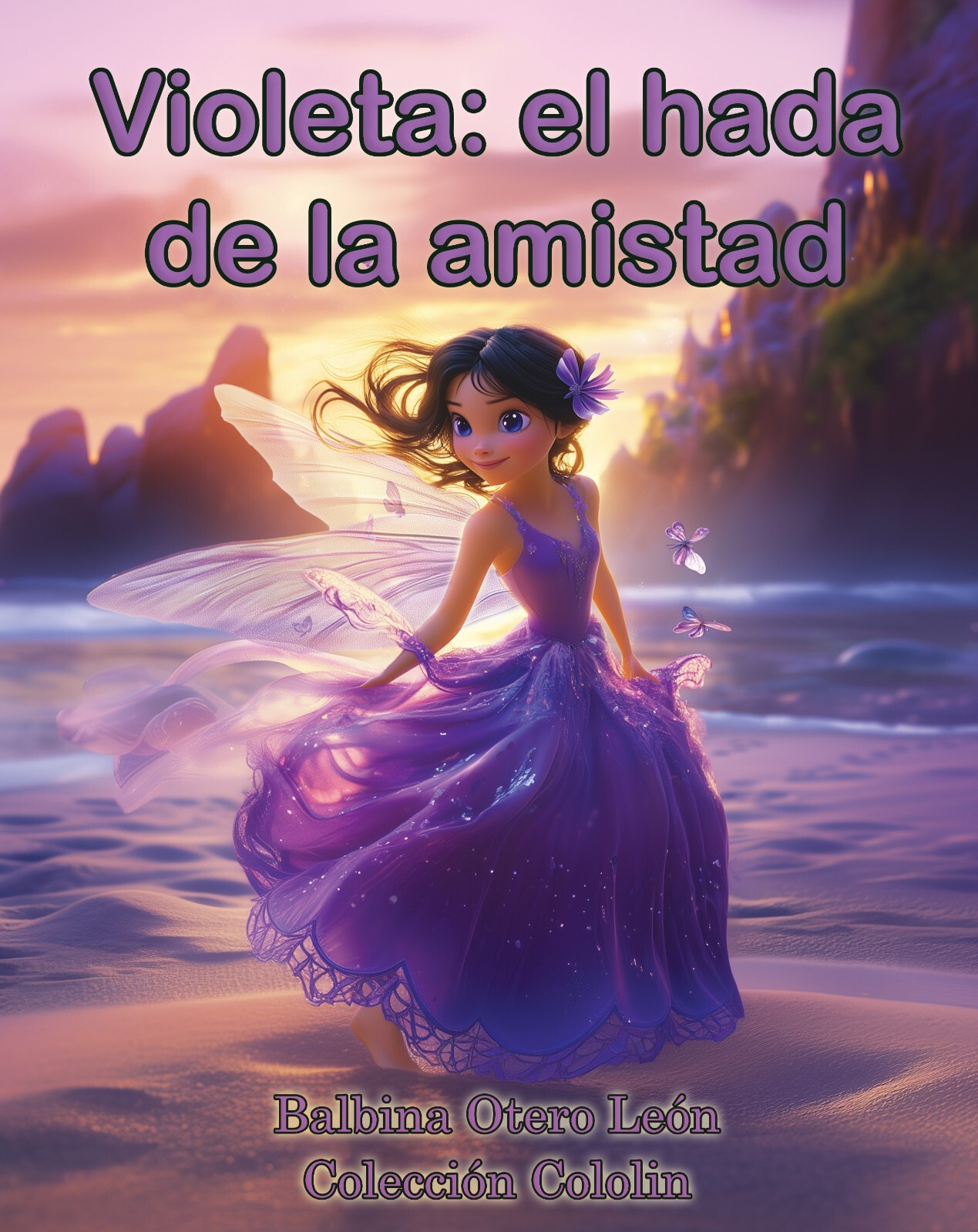 Libro (Ejemplar firmado) Violeta: el hada de la amistad – Colección Cololin